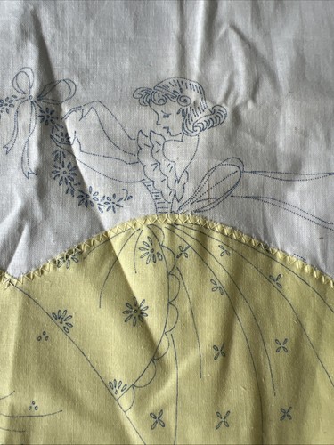 2 VTG Pillowcases Standard White Yellow Cotton Girls Room 31”x20” - Picture 14 of 16