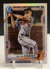 2021 Bowman Draft Chrome Colton Cowser Refractor #BDC-166 1st Bowman RC