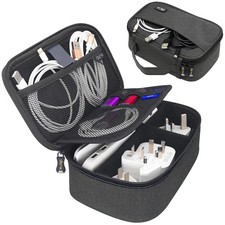 Travel Electronics Organizer Tech Accessories Case Small Carrying Bag for Cha...