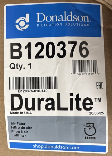 Filtro de aire Donaldson B120376 15,75 pulgadas Longitud del cuerpo, tipo primario, estilo redondo - Imagen 3 de 3