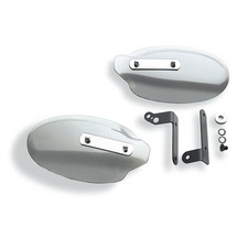 National Cycle Hand Deflector - Chrome/Light Gray N5502
