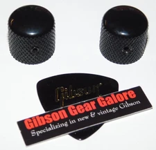 Charvel Pro Mod Knobs Set Knurled Black Guitar Parts Project Dome San Dimas B