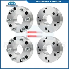 4 Pcs 2" 5x4.75 to 6x5.5 Conversion Wheel Adapters For Chevy GMC 5 Lug to 6 Lug