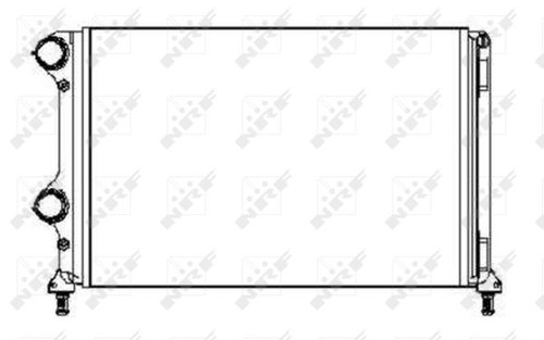RADIATOR ENGINE COOLING 53245A FOR 199A2.000 188A9.000/A8.000 223A9.000 1.2L - Picture 2 of 9