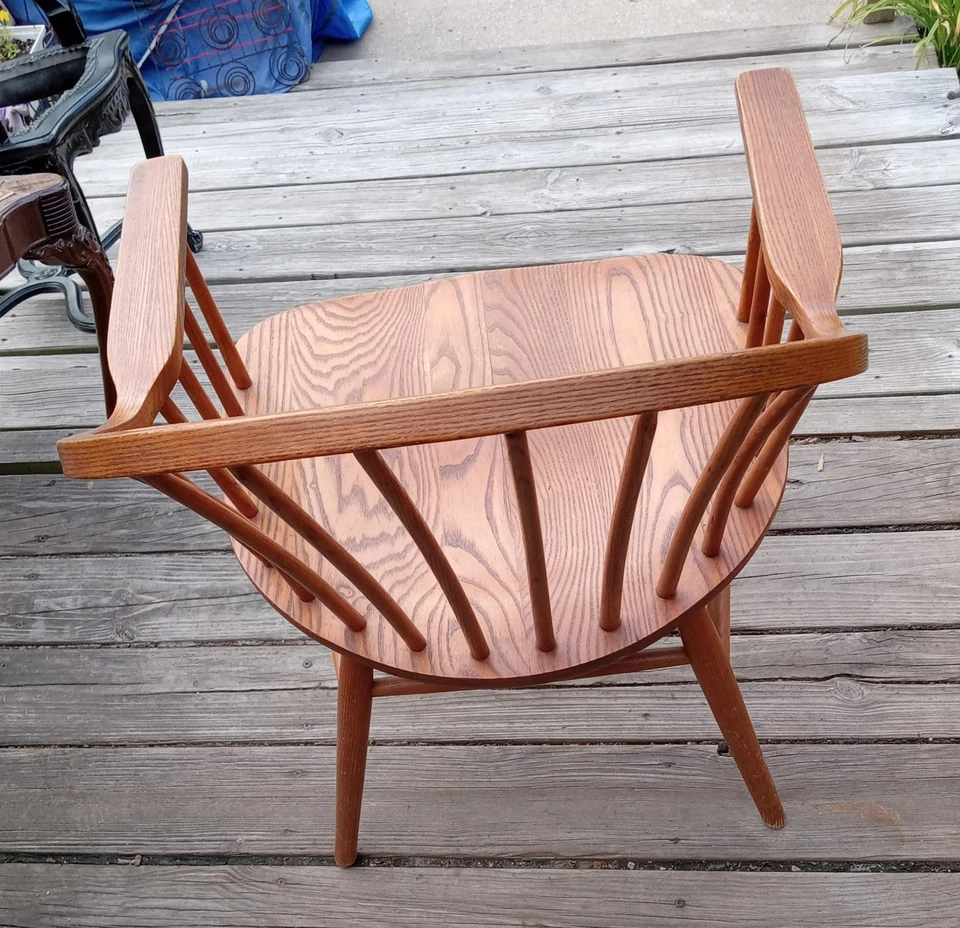 Silla/sillón de escritorio Oak Nichols & Stone Foto 3 de 4