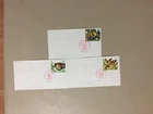 Three Mexico fdc with WWFCANCELLATION, BUTTERFLY stamps