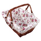Handmade Rattan Storage Basket Decorative Home Shopping Picnic Gift Basket