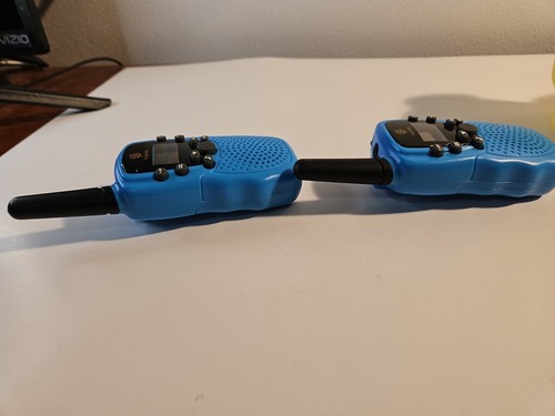 Two Blue Walkie Talkies for Kids Ages 3-12 With Flashlights And Alert Button - Picture 7 of 13