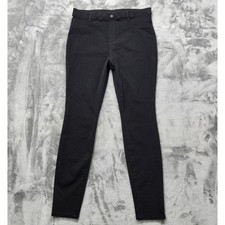 Time And Tru Jeans Womens L 12-14 Black High Rise Pull On Jegging Skinny Ankle