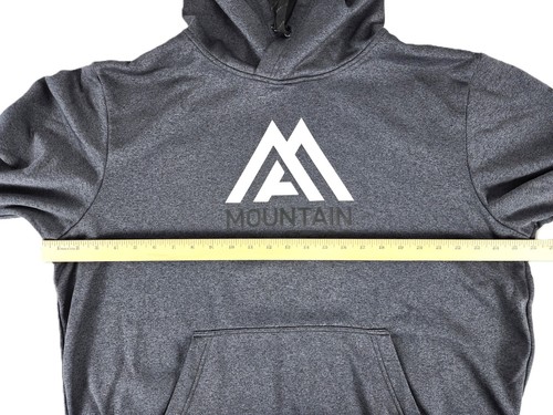 The North Face Mountain Athletics warmes weiches Fleece Kapuzenpullover, dunkelgrau XL - Bild 8 von 9