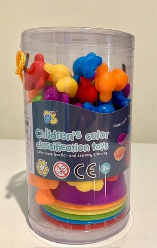 Fodoto Colorful Toys 4 Counting Identifying Matching Sorting Preschool Premath - Picture 8 of 9