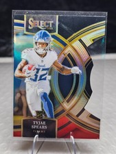 2023 Panini Select Tyjae Spears #172 (RC) Black & Red Prizm Die-Cut [gls0243]
