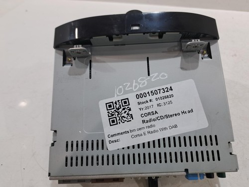 2017 VAUXHALL CORSA E OEM Radio/CD/Stereo Head Unit No Code Available 42645326 - Bild 7 von 7