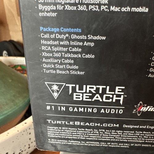 Turtle Beach Call of Duty Ghosts Ear Force Shadow Limited Edition Gaming Headset - Bild 4 von 10