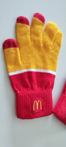 Guantes de papas fritas oficiales McDonald's artículo de coleccionista edición limitada solo en Grecia - Imagen 5 de 10