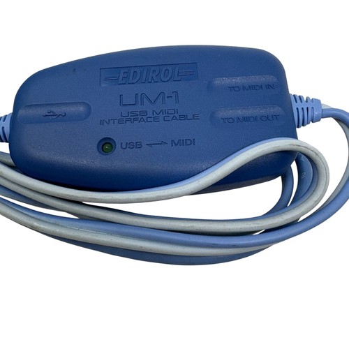 Roland Edirol UM‑1 USB MIDI Interface Cable • 1 In/1 Out • Tested Working - Picture 4 of 6