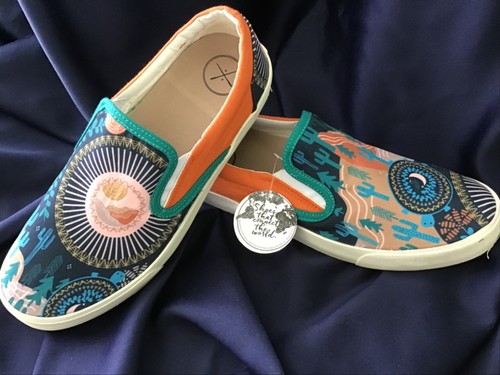 INKKAS SOCCORRO SLIP-ON SNEAKER unisex WOMEN 11 MEN 9 Eu 42 NEW WITH TAG! - Picture 2 of 8