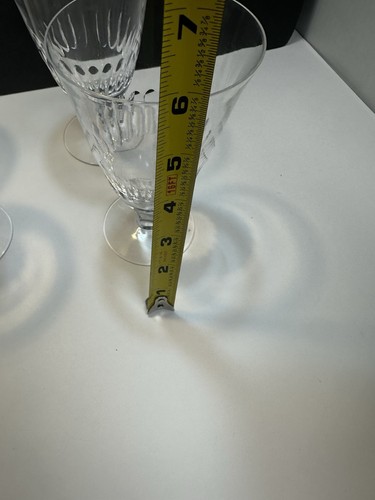 5 Tiffin Silhouette Clear Stem Iced Tea Footed Tumbler/Goblet(s) - Picture 22 of 24