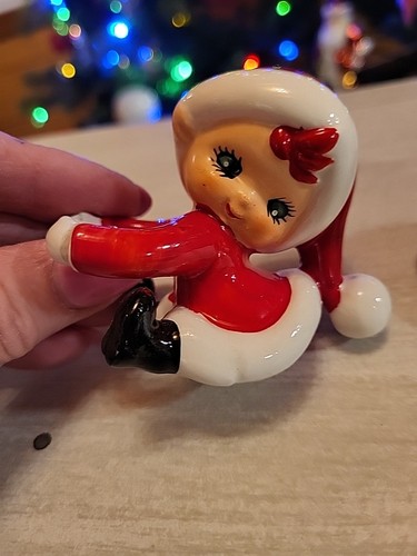 Lefton Pixie Candle Huggers Signed Geo. Lefton - Picture 11 of 12