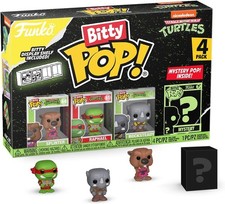 Funko Bitty Pop Teenage Mutant Ninja Turtles Splinter Raphael Rocksteady Mini