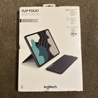 Logitech Flip Folio, Keyboard Case for iPad Pro 13-inch (M4) & iPad Air 13-inch