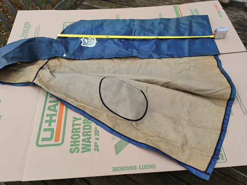 RARO 1958 NFL Baltimore Colts Equipo de Fútbol Lateral Capa de Lluvia Poncho Hodgmand b - Imagen 17 de 22