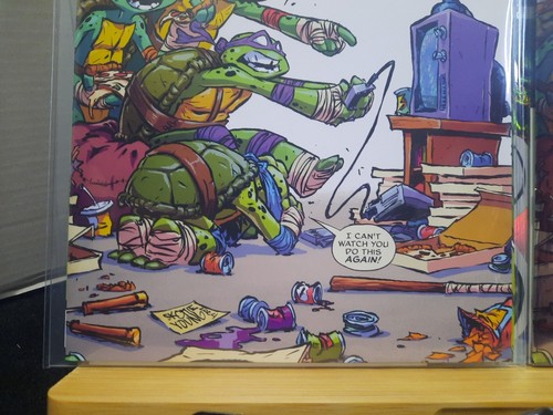 TMNT #1 Skottie Young Signed Trade & Foil Set Of 2 Books!! 2x Signed & COAs!!!! - Picture 8 of 24