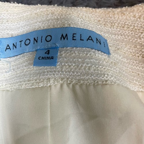 NWT Antonio Melani Zoe Ivory Blazer Suit Jacket Size 4 Career Church Business - Picture 2 of 9