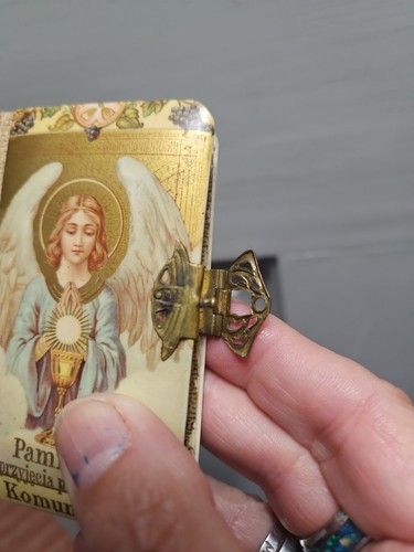 SOUVENIR of the First Holy COMMUNION all in POLISH, POCKET BOOK w/clasp 1911 - Bild 10 von 21