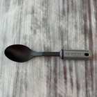 Ecko 12" Silicone Serving Spoon With Rubber Grey Handle HEAT RESISTANT