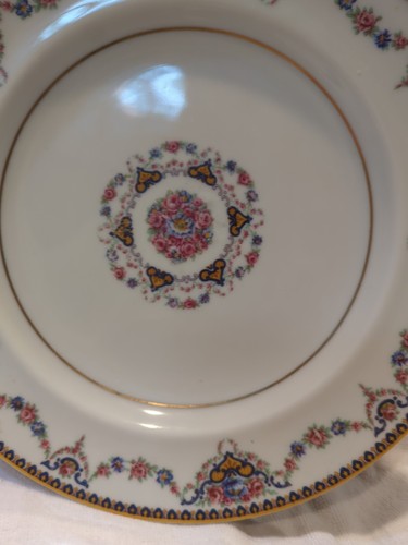 DORA Dinner Plate 9-5/8" THEODORE HAVILAND Limoges France DISCONTINUED Blue - Picture 3 of 5