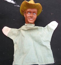 Vintage Roy Rogers Hand Puppet 9" by Zany Toys 1950s