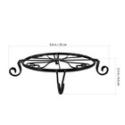 1 stück Blumentopf Rack Gartenpflanze Topf Lagerregal Balkon Blumentopfhalter