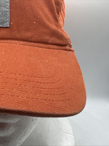 Carhartt Mütze Cap Herren Orange Mesh Snapback Trucker Patch Distressed Workwear - Bild 9 von 20
