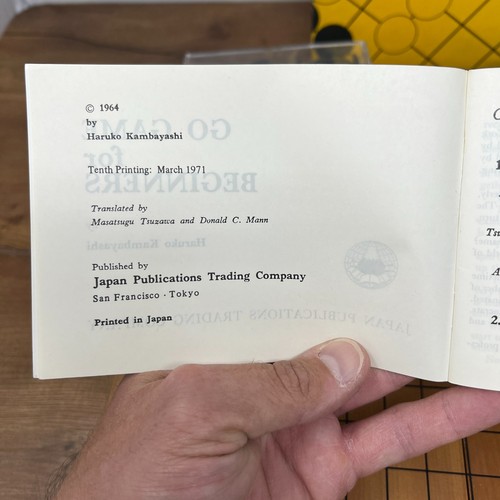 Gioco vintage anni 60 giapponese Go Haruko Kamayashi 1964 made in Japan tavola legno - Foto 6 di 20