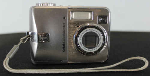 Kodak EasyShare C340 Digitalkamera 5,0 MP silber GETESTET FUNKTIONIERT Vintage Point Shoot - Bild 1 von 9