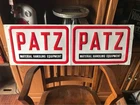 Vintage Patz Wrap Around Tin Tacker Sign