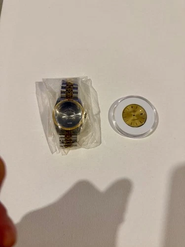 Vintage Believed Rolex Datejust Case & Jubilee Bracelet For Parts Restoration