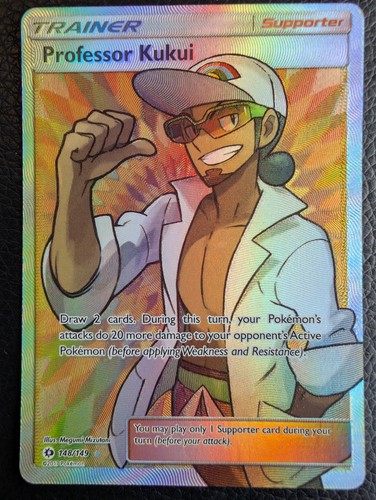 Professor Kukui - 148/149 Sun & Moon Base (Pokemon) Full Art Ultra Rare