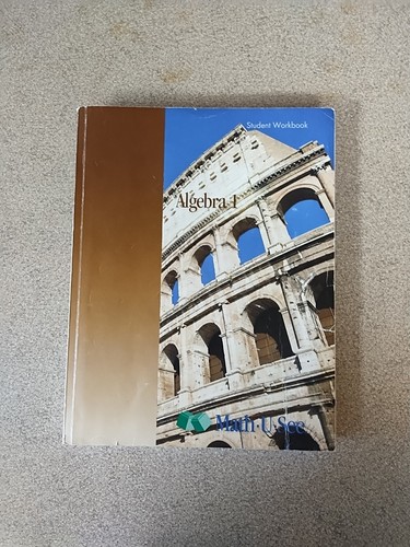 Math U See Algebra 1 Teacher/Student Manuals, DVDs, Workbooks Text/Tests. - Picture 5 of 11