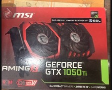 MSI GeForce GTX 1050Ti 4GB Aero ITX OC Graphics Card, GDDR5, DP, HDMI, DVI