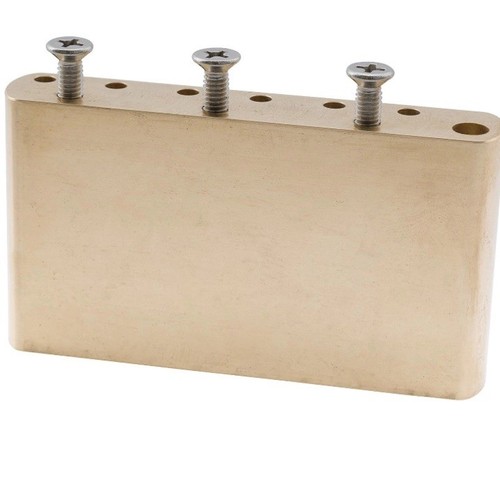Musiclily Ultra Brass 42mm Tremolo Block 11.3mm String Pitch USA for Fender, NWT - Picture 4 of 9