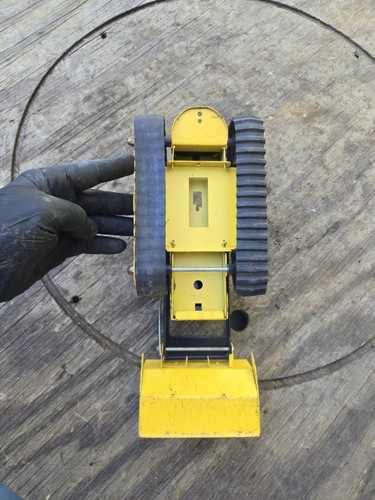Vintage Tonka Toy Track Loader Yellow Pressed Steel Made In USA - Picture 17 of 19