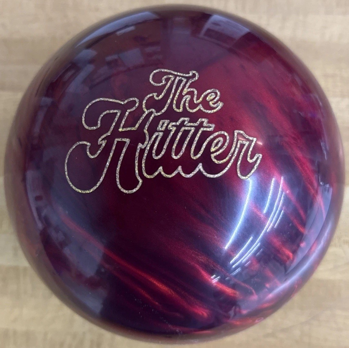 【NU】ザ・ヒッターパール15ポンド ザ ヒッターパール ボウリングボール 15LB ダークレッド 15ポンド ザ