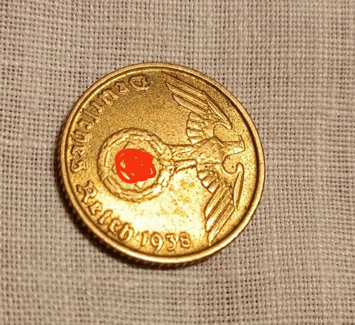 5 Reichspfennig, Deutsches Reich, 1938, D, Rarität - Bild 3 von 4