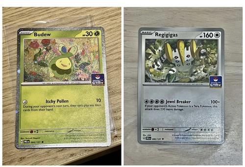 Budew Regigigas Stamped Asia Exclusive Gym Promo 004/131 086/131 Pokemon TCG NM
