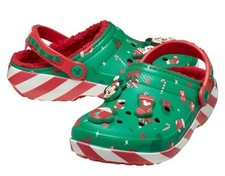 New Adorable Crocs Mickey Mouse Classic Lined Clogs Women  s Shoe Size 7 NWT 