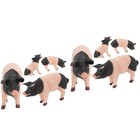  2 Pieces Mini Pig Model Miniature Farm Animals Desktop Decoration Toys