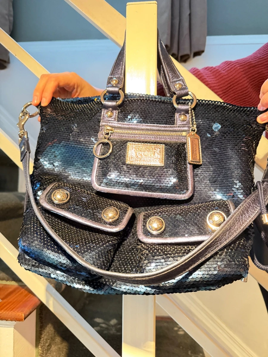 バッグ COACH Poppy Tote bag Signature Sequins Coach Poppy Sequin Tote Bags & Handbags for Women for sale | eBay