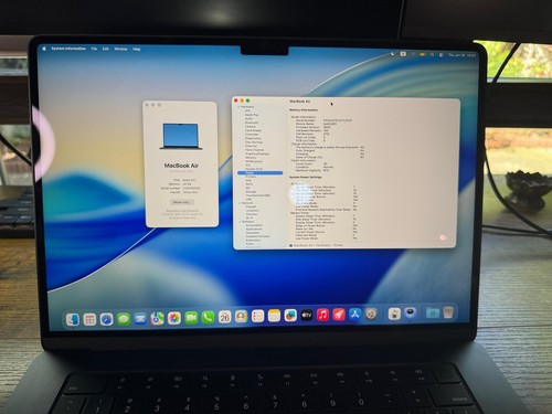 MacBook Air M2 2023 | 24 GB RAM | 2 TB SSD | 15-inch | Midnight | Very Good Cond - Zdjęcie 6 z 6